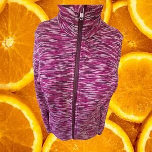 Spider Pink Marled Full Zip‎ Jacket Size Medium